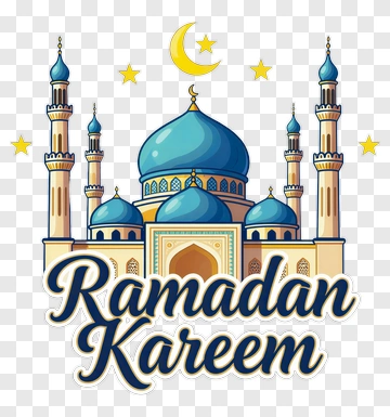 Ramadan Kareem Mosque Illustration PNG