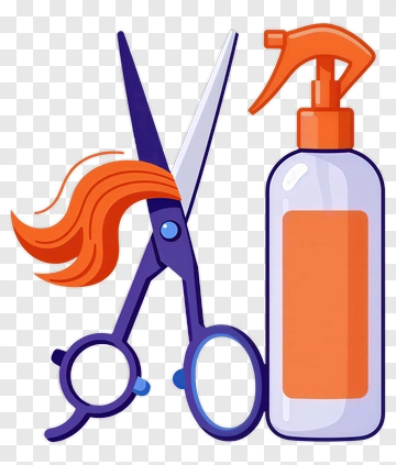 Hair Cutting Tools PNG