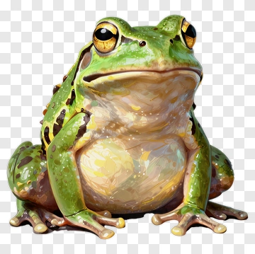 Green Frog PNG