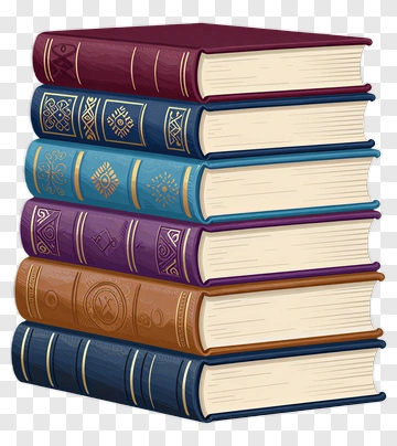 Stack Of Classic Books PNG