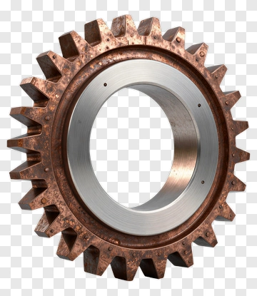 Rusted Gear PNG