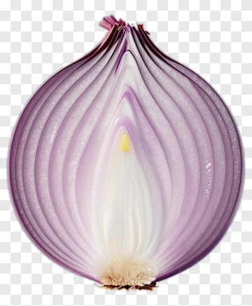 Sliced Red Onion PNG