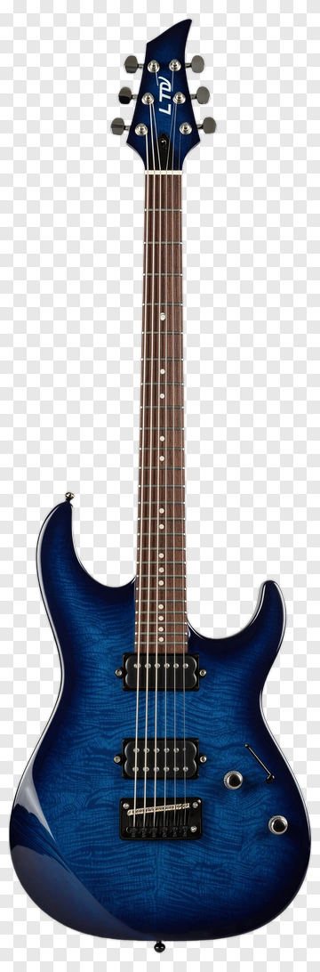 Blue Electric Guitar PNG