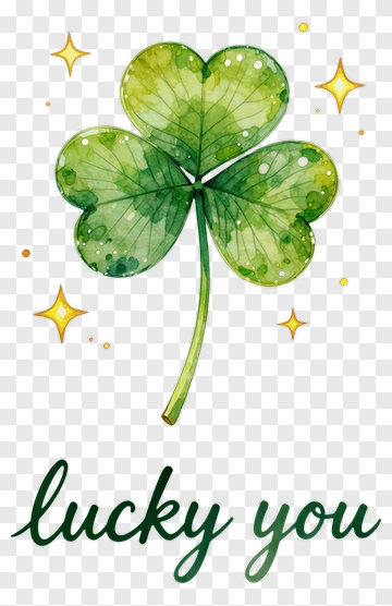 Lucky You Clover PNG