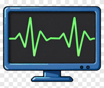 Heart Rate Monitor Display PNG