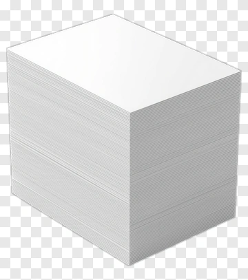Stack Of White Paper PNG