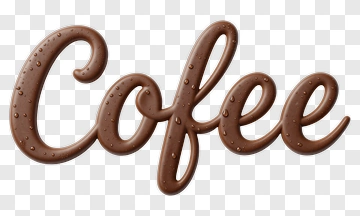 Chocolate Coffee Font PNG