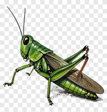 Grasshopper Illustration PNG