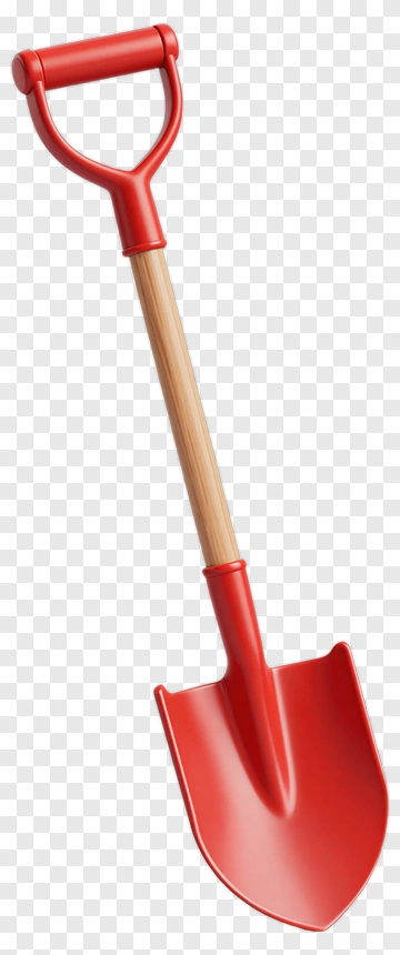 Red Shovel PNG
