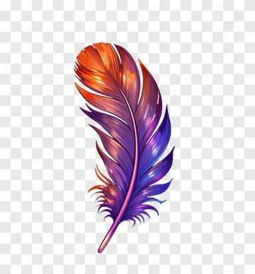 Vibrant Feather PNG