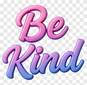 Be Kind PNG