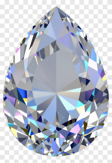 Pear-Shaped Diamond PNG
