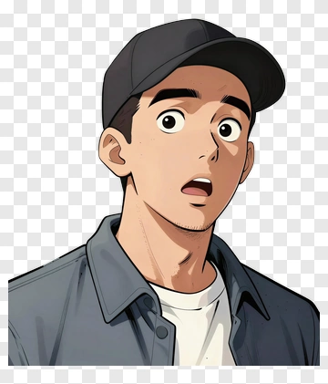 Young Man Wearing Cap And Shirt PNG