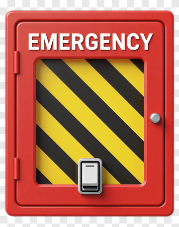 Emergency Box With Switch PNG