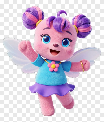 Pink Fairy Cartoon Character PNG