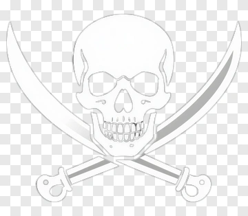 Pirate Skull And Crossed Swords PNG