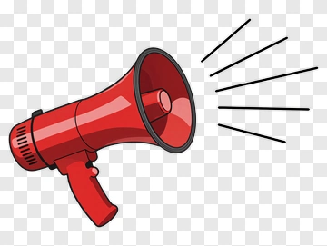 Red Megaphone Cartoon PNG