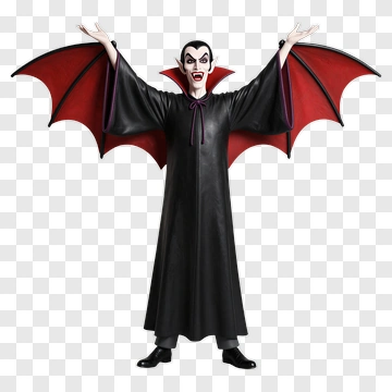 Vampire With Bat Wings PNG