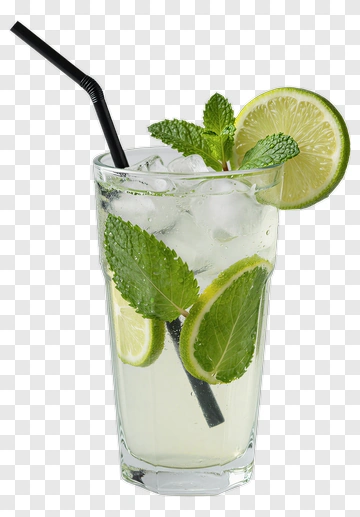 Refreshing Mint Lime Drink PNG