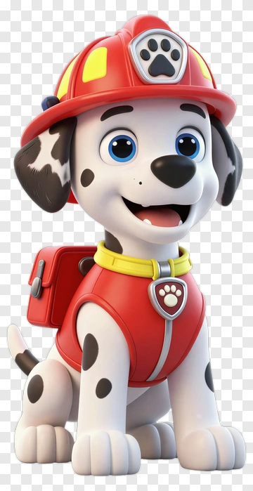 Firefighter Dog Ready For Action PNG
