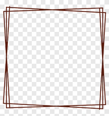 Brown Geometric Frame PNG