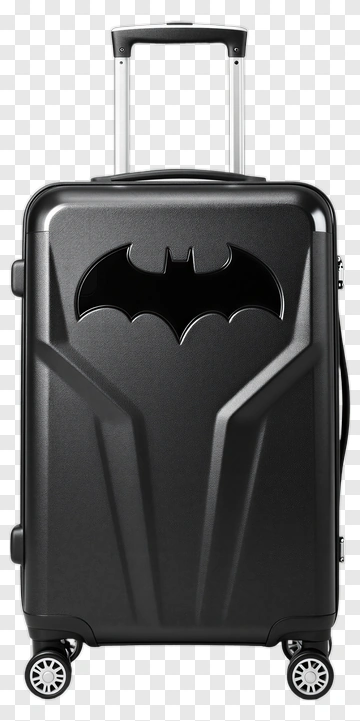 Batman Suitcase With Bat Symbol PNG