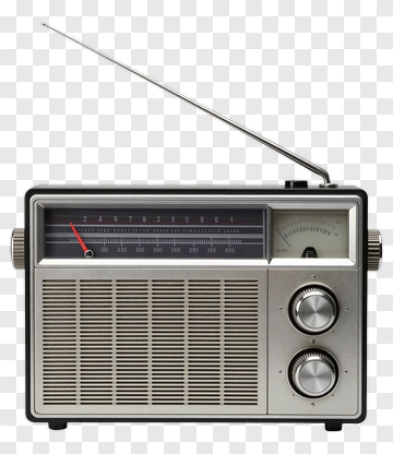Vintage Portable Radio PNG