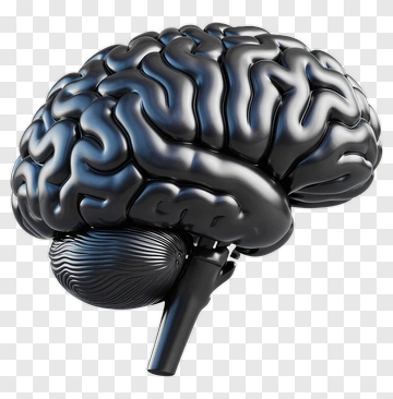 Metallic Brain PNG