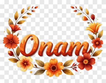 Onam Festival Design PNG