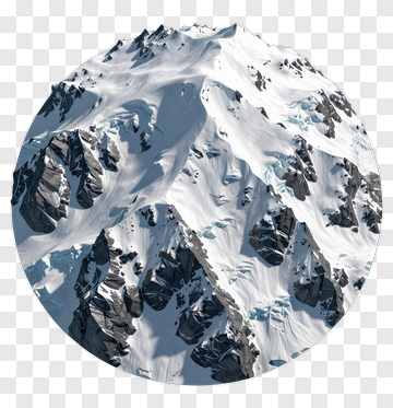 Snow-Capped Mountain Peak PNG