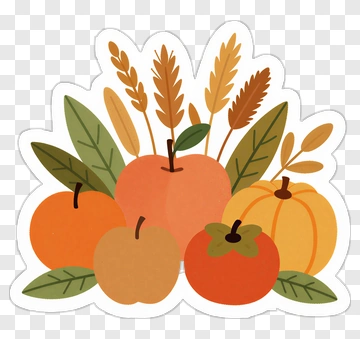 Autumn Harvest Still Life PNG