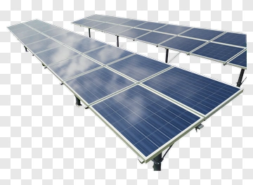 Solar Panels On Grass PNG