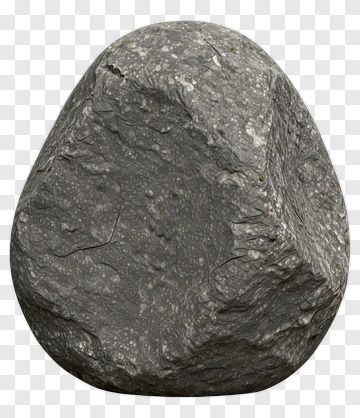 Smooth Gray Rock PNG