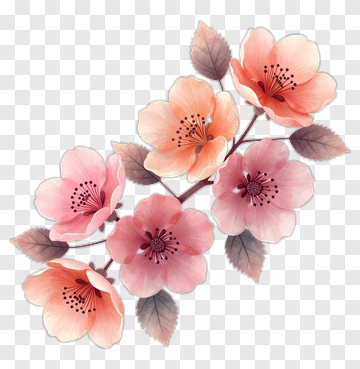 Cherry Blossom Branch PNG