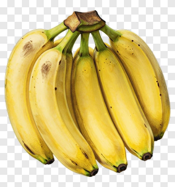 Yellow Banana PNG