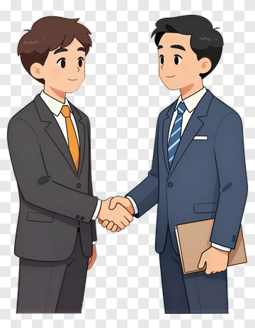 Businessmen Shaking Hands PNG