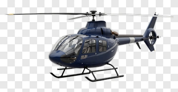 Blue Helicopter Model PNG