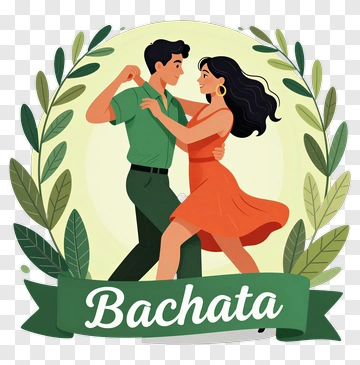 Bachata Dancing Couple PNG
