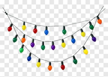 String Of Christmas Lights PNG