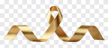 Gold Ribbon PNG