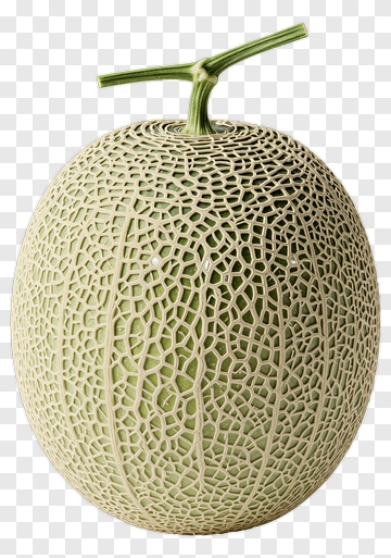 Melon With Netted Rind PNG