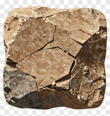Rock Fragment Geological Sample PNG