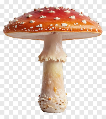 Red And White Mushroom PNG