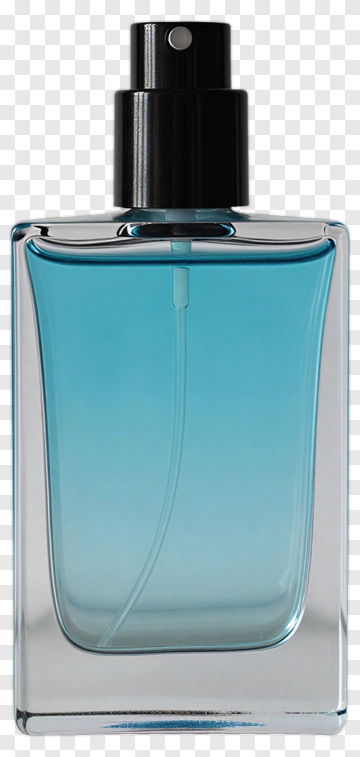 Blue Perfume Bottle PNG