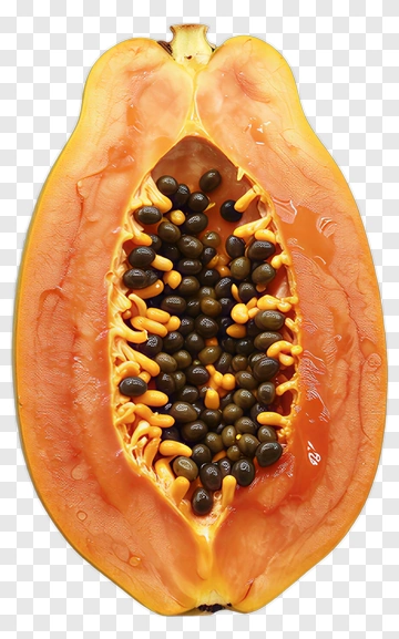 Sliced Papaya PNG