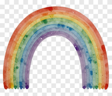 Watercolor Rainbow PNG