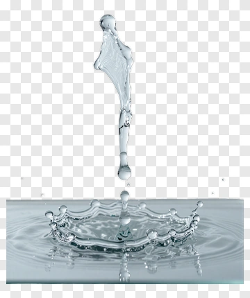Water Droplet In Mid Air PNG