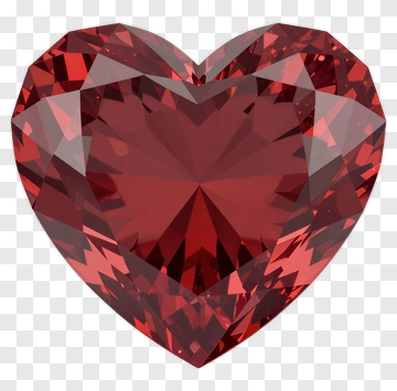Heart Shaped Gemstone PNG