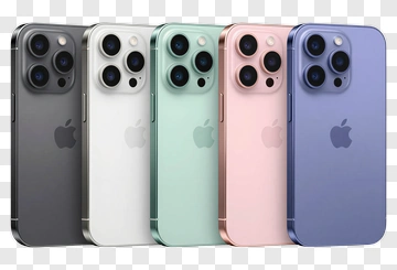 IPhone In Multiple Colors PNG