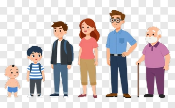 Family Across Generations PNG